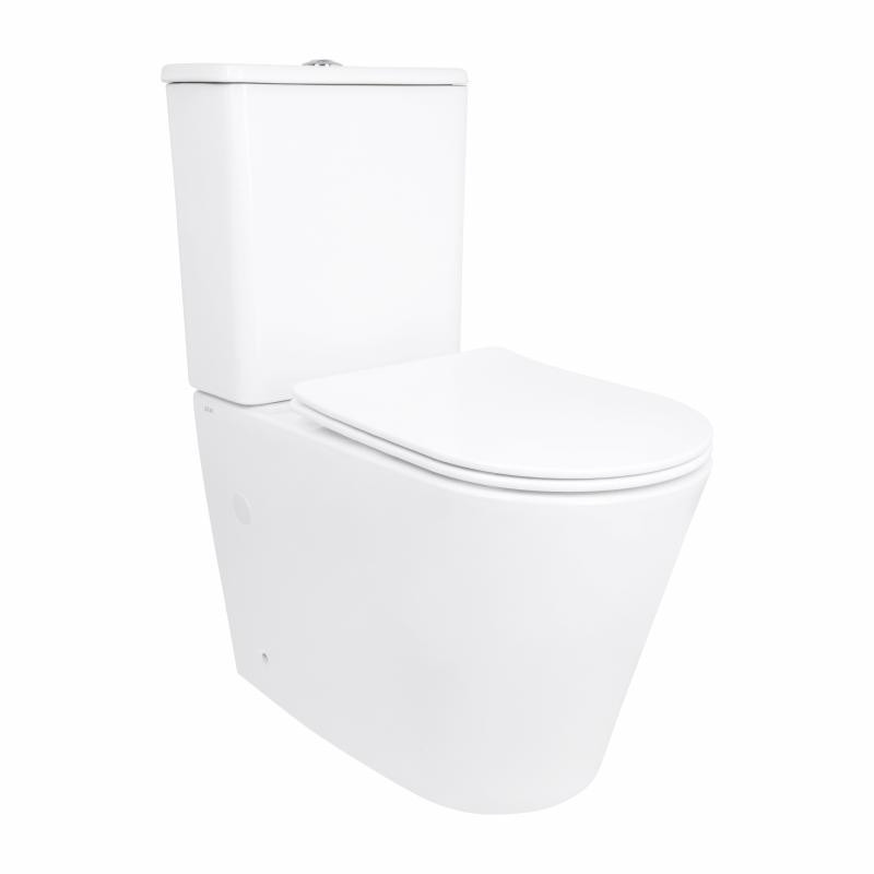 Унитаз напольный Qtap Arvin Ultra Quiet 630×350×795 мм с сиденьем Soft-close, White QTARV27W49259 Киев - изображение 1