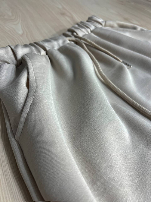 Костюм женский A-N 26067 футболка с длинной юбкой оверсайз, бежевый, one size Киев - изображение 4