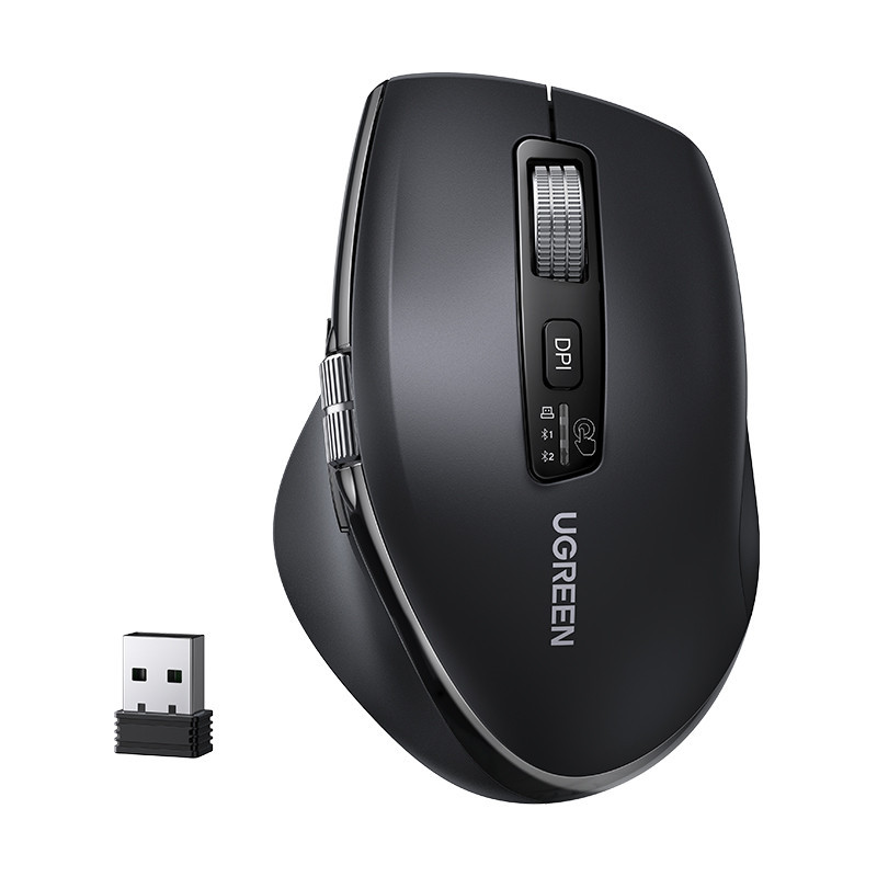 Маніпулятор миша бездротова UGREEN M751 Multi-mode Wireless Mouse Black Одеса - фото 11