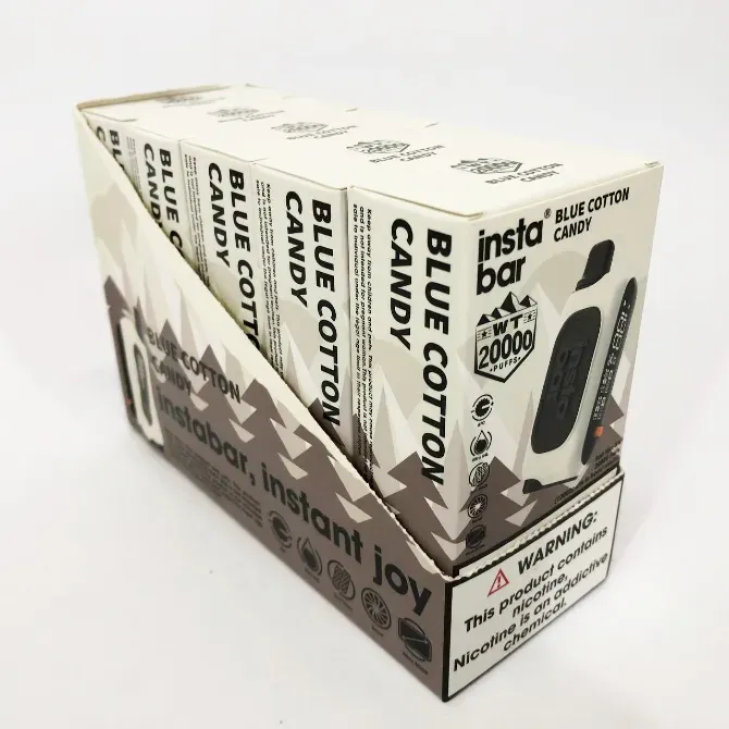 • Синя Солодка Вата • Сигарета InstaBar WT 20000 тяг Київ - фото 3