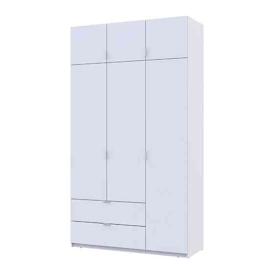 Шафа для одягу Doros Лукас Білий 3ДСП 135х50х240 DRS-011652 (80737800) Дніпро