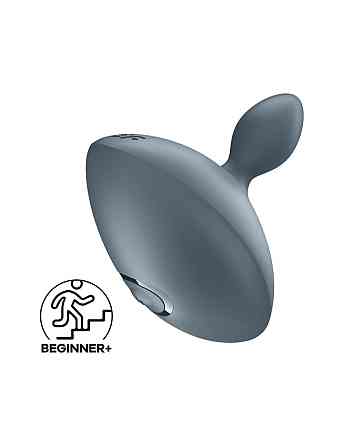 Вибрирующая анальная пробка Satisfyer Booty Absolute Beginners 4 серая Sex Aura Киев