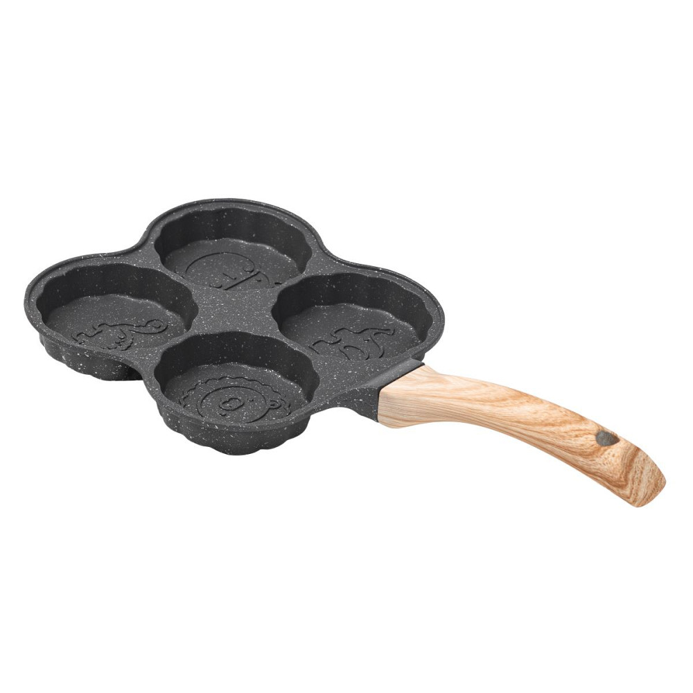 Сковорода для оладок, яєць, панкейків порційна на 4 секції антипригарна HP39576B Коломия - фото 5