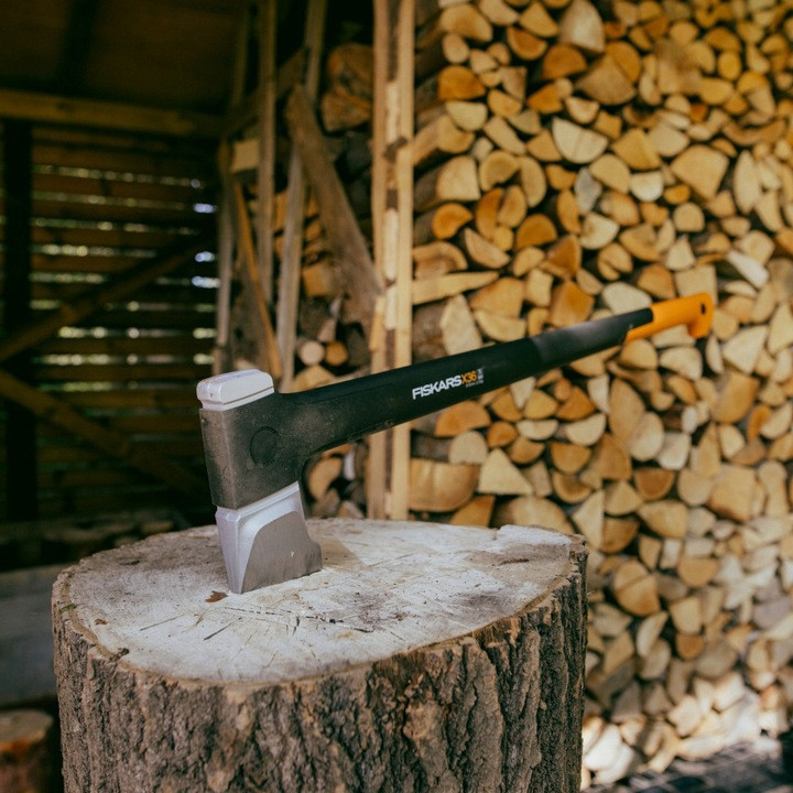 Сокира - колун з чохлом Fiskars "X-Series X36 L Splitting" (1069109) Сталь Нововолинськ - фото 9