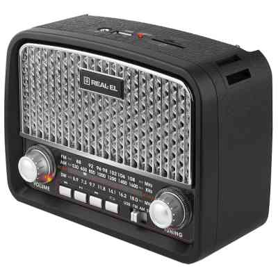 Портативний радіоприймач REAL-EL X-520 Black Вінниця