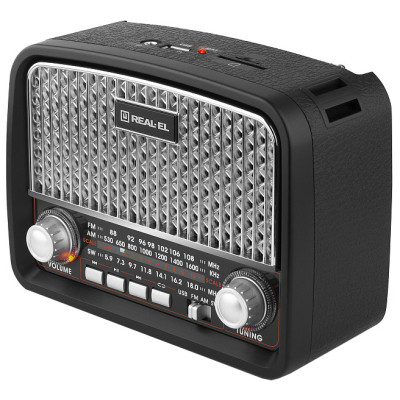 Портативный радиоприемник REAL-EL X-520 Black Винница - изображение 4