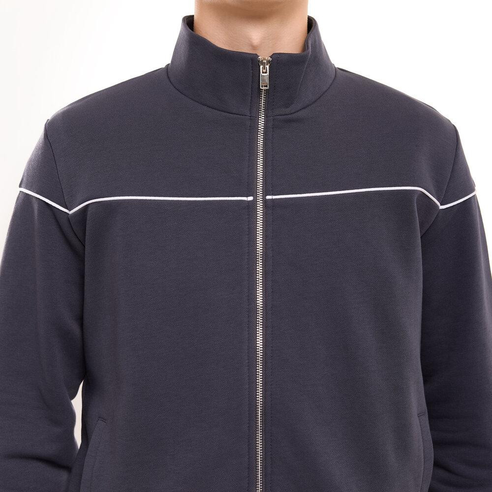 Спортивний костюм чоловічий темно-сірий кофта зі штанами Pobedov Brume Київ - фото 5