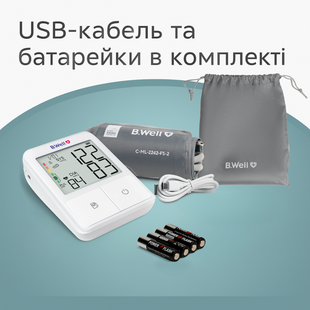 Автоматический тонометр B.Well MED-50 Днепр - изображение 6