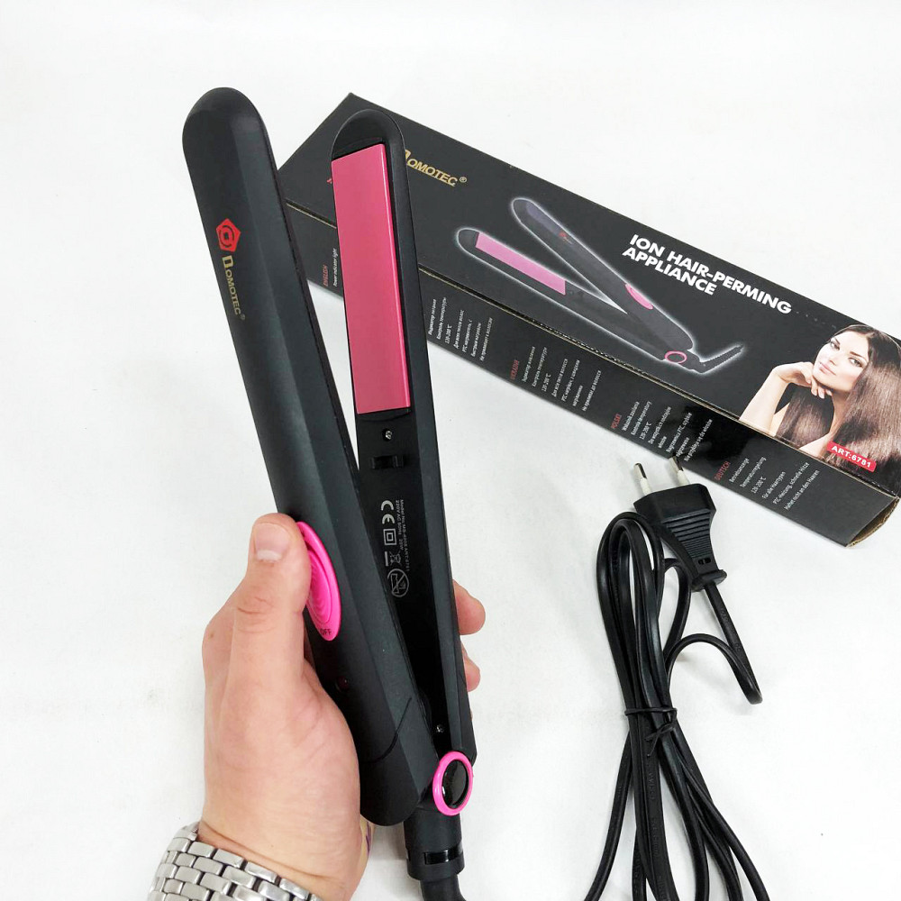 Щітка-щипці для випрямлення волосся, Плойка-праска для випрямлення волосся, Праска-випрямляч потужна JW-93 Львів - фото 9