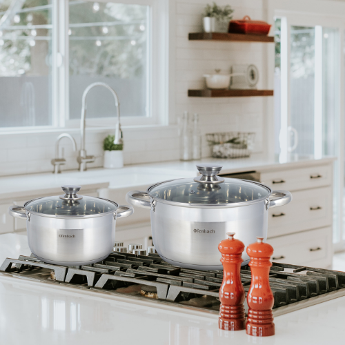 Каструля нержавіюча сталь 1,7л 16*9,5см з кришкою 100511 Ofenbach Житомир - изображение 5