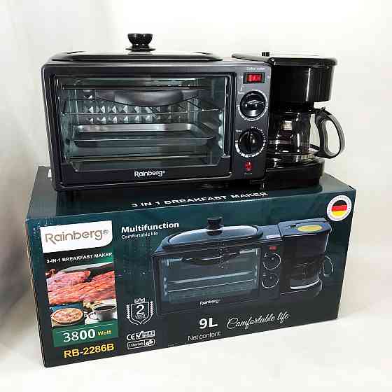 Міні піч-духовка, Електрогриль для сніданку, Духовка електрична піч, Пічка електро настільна KY-35 Івано-Франківськ