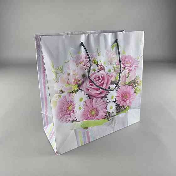 Пакет паперовий подарунковий квадратний 23*24*10 (артKV-082) (12 шт) Харків