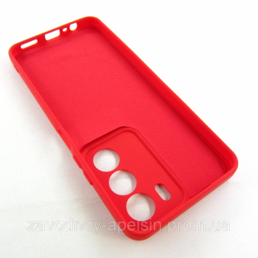 Realme C71 Чохол силіконовий Захист камери (червоний) Одеса - фото 2