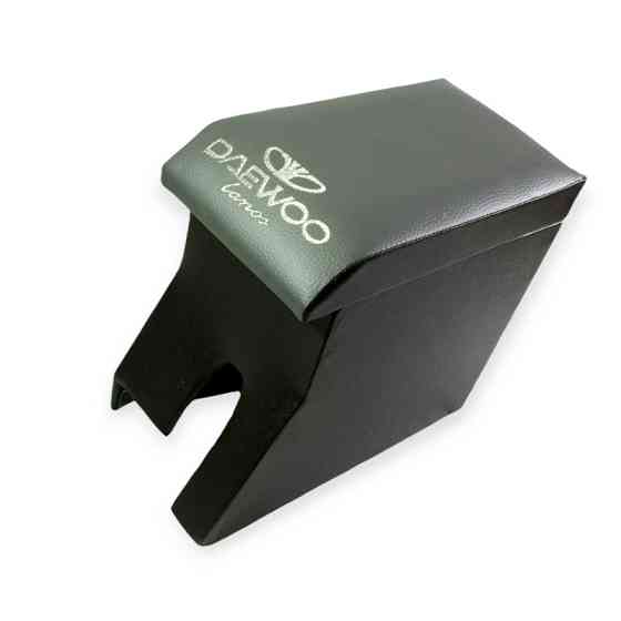 Подлокотник daewoo lanos серый с вышивкой (кожзам) Мукачево