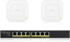 Комутатор Zyxel Zestaw Nebula Starter Kit Gs1915-8Ep + 2Xnwa90Ax (GS19158EPEU0102F) Киев - изображение 1