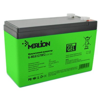 Батарея до ДБЖ Merlion 12V - 7.0 Ah (G-MLG1270F2) Вінниця - фото 1