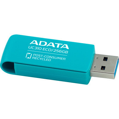 USB флеш накопитель ADATA 256GB UC310 Eco Green USB 3.2 (UC310E-256G-RGN) Винница - изображение 10
