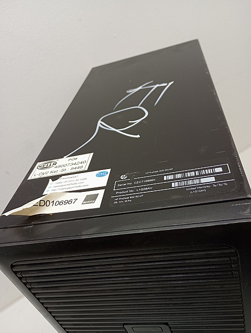 Системний блок HP 600 G2 Mini Tower ( без бокової кришки) (товар вживаний) Луцк - изображение 5