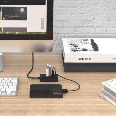 Концентратор Orico USB 2.0 4 port (W5P-U2-030-BK-PRO) (CA911424) Винница