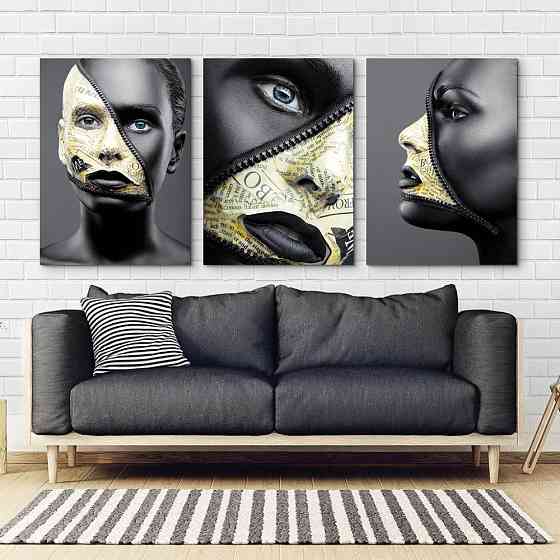 Модульна картина Абстракція Дівчина Art-36_B3 Київ