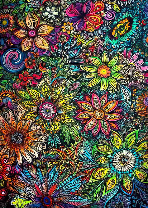 Пазл Сила кольорів - Flower Power (Enjoy-2209) Киев - изображение 3