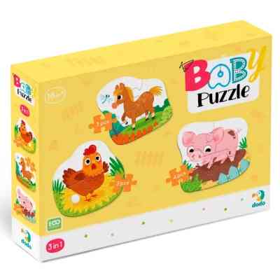 Пазл DoDo 3 в 1 День на ферме (300394) Винница