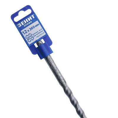 Бур Зеніт &quot;ПРОФІ&quot; SDS-Plus 12х260 мм, спіраль 4S (20012260) Вінниця - фото 3