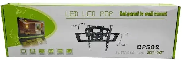 Кронштейн-крепление для телевизора 32–70 дюймов CP502 с поворотом и наклоном 5070, настенный держатель Одесса - изображение 5