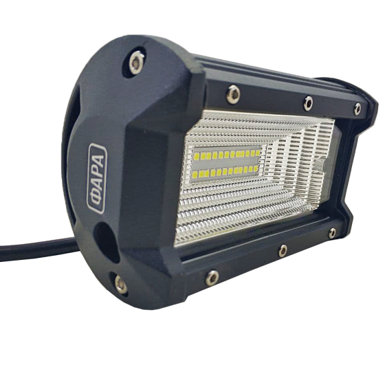 Фара LED прямокутна 72W (24 діода) 133 мм Мукачево