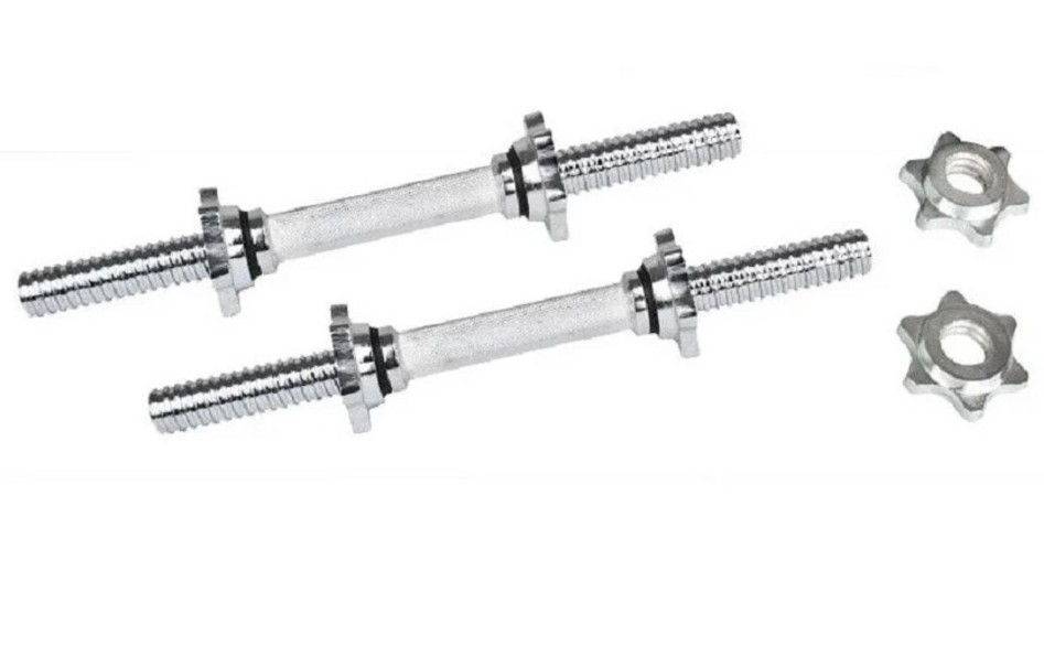 Грифы гантельные по 35 см с диаметром 25 мм 2 шт Гантели, гири, штанги и диски хромированные Киев - изображение 4