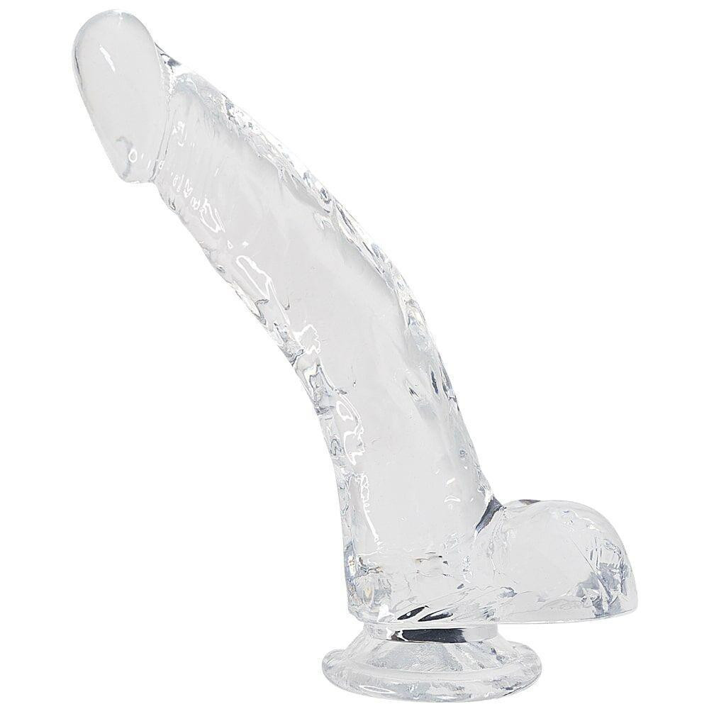 Прозрачный фаллоимитатор Alive Jelly Dildo Stallion, ТПЕ, присоска, диаметр 3,5 см, длина 22 см Sex Aura Киев - изображение 2