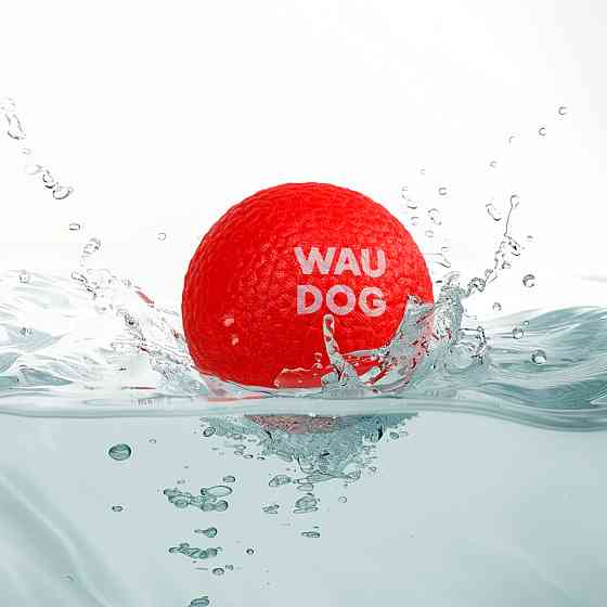 Игрушка для собак WAUDOG Fun Red Ball, вспененный термопластичный полиуретан, 70 мм. Киев