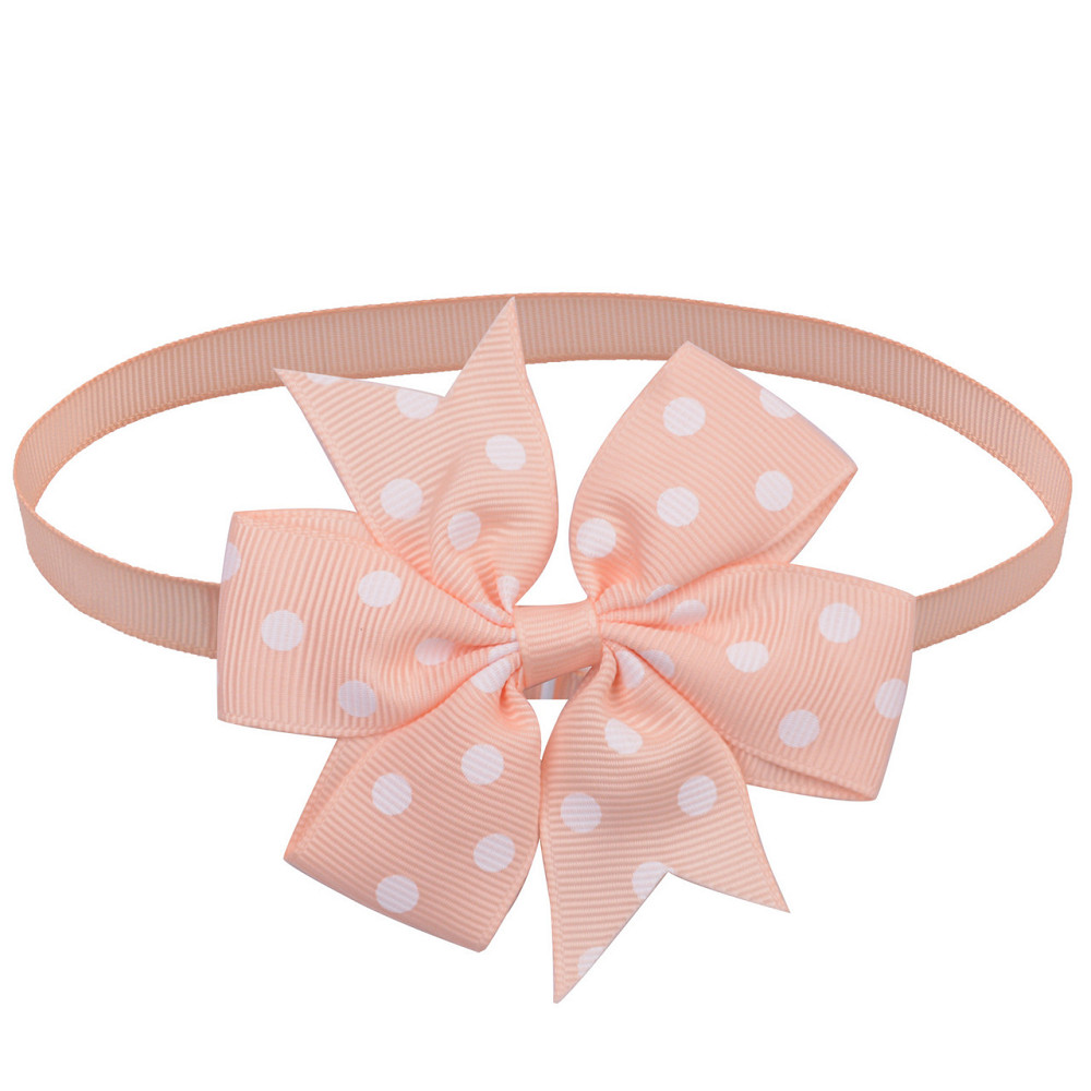 Бантик на шию для собак та котів one size персиково-білий Київ - фото 2