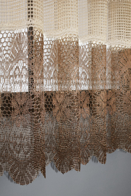 Тюль сітка висотою 1,5м "Juli" колір кавовий з венге 613т Київ - фото 6