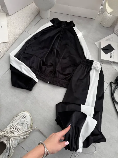 Женский велюровый костюм 2-ка - регулируемые брюки (джоггеры/палаццо) Одесса - изображение 14