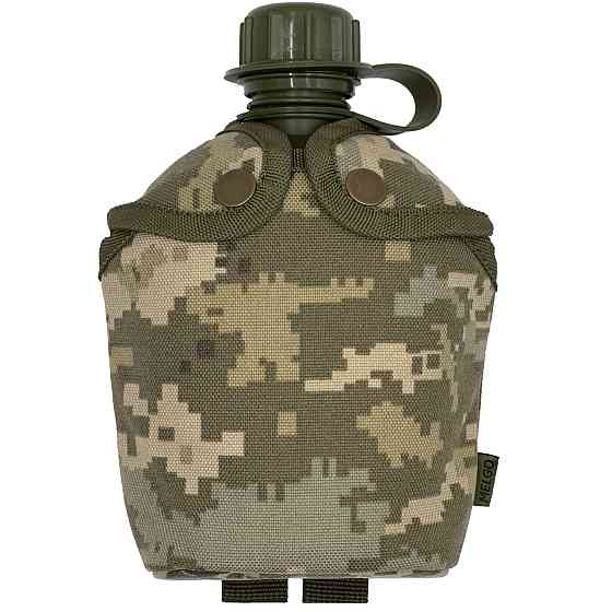 Фляга армійська 1л в чохлі Піксель ММ-14 Molle Cordura 1000 D Киев