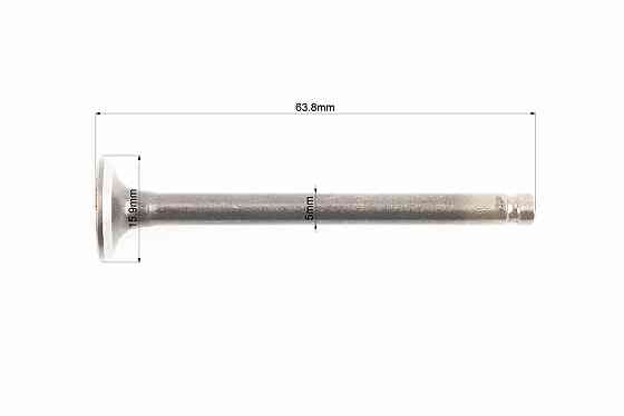 Клапан випускний ПОВНИЙ к-кт 64мм Киев