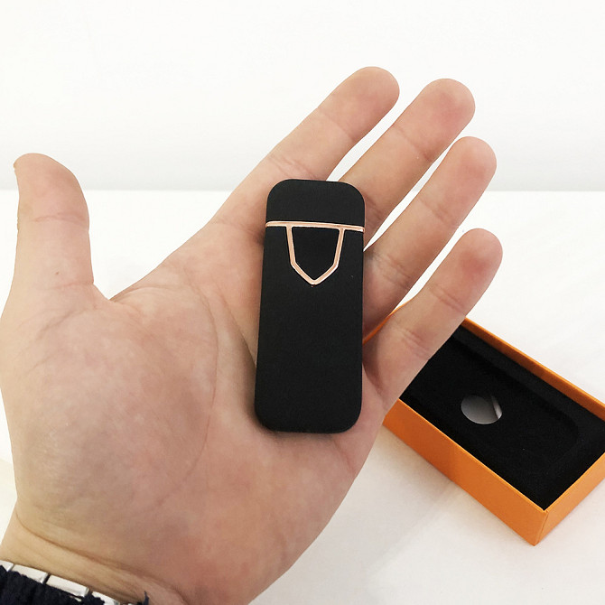 Зажигалка в подарочном футляре, Электроимпульсная usb зажигалка с подзарядкой от usb HV-78 Львов - изображение 4