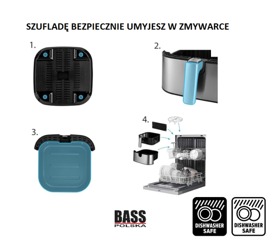 Аэрофритюрница Bass Polska BH 10876 6,5 л 2200 Вт Киев