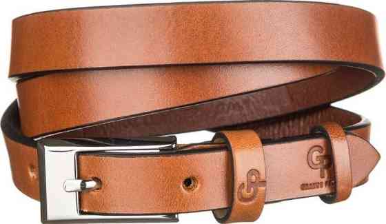 Якісний жіночий ремінь Grande Pelle 11073 Коричневий Київ