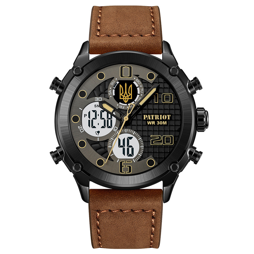 Patriot 017BKBR Тризуб золото Black-Brown SBR Киев - изображение 6