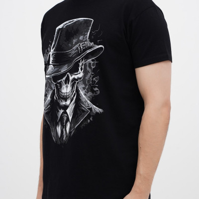 Футболка Sol's Imperial Gentlemen's skull насичений чорний L (11500309/395L) Вінниця - фото 3