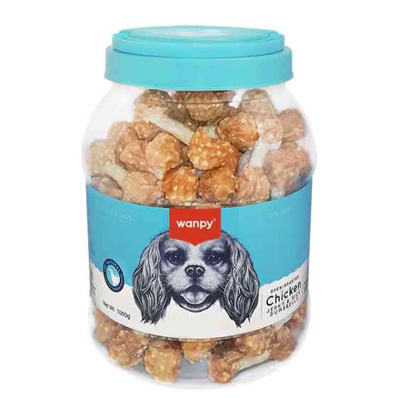 Wanpy Chicken Jerky & Rice Dumbells ВАНПІ КІСТКА-ГАНТЕЛЬ З КУРКОЮ ТА РИСОМ ласощі для собак Київ