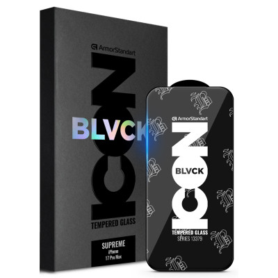 Скло захисне Armorstandart Supreme Black Icon Apple iPhone 17 Pro Max (ARM86401) Вінниця - фото 1