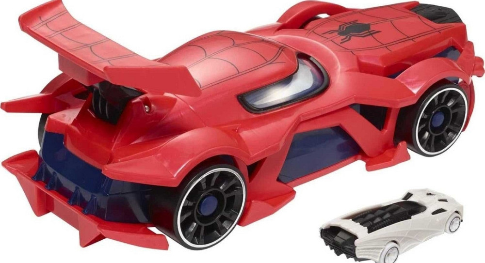 Машинка Хот Вилс Человек Паук пускатель Hot Wheels Marvel Spider-Man. Харьков - изображение 4