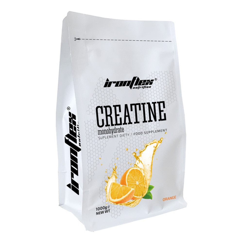 Креатин моногідрат IronFlex Creatine Monohydrate 1000g (Orange) Луцьк - фото 1