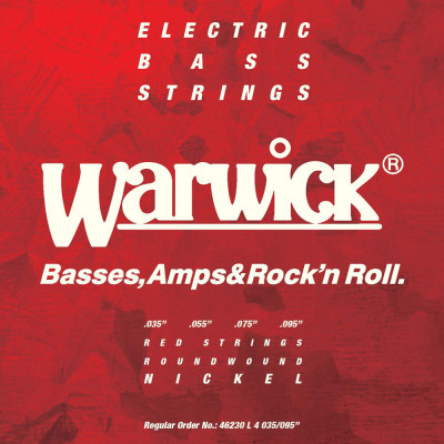 Струны для гитары Warwick Red Nickel Plated Light 4-String (35-95) (46230 L 4) Винница - изображение 1