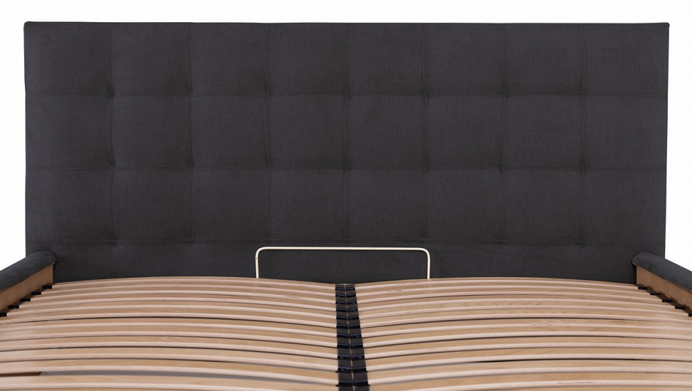Кровать Chester Standart 120 х 200 см Мисти Dark Grey Темно-серый Киев - изображение 6