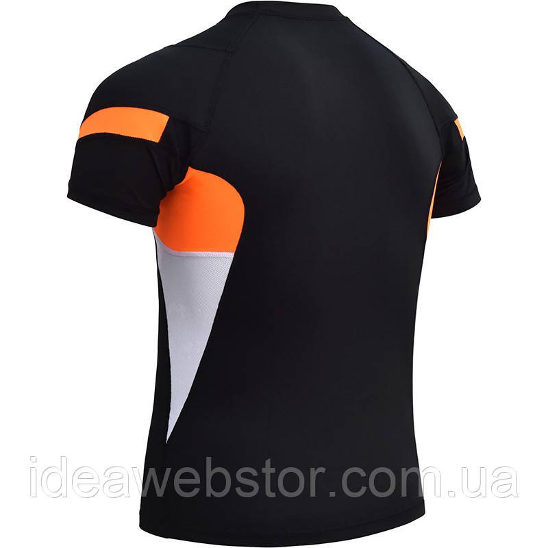 Рашгард RDX Lycra Orange XL з коротким рукавом компресійна футболка для ММА БЖ греплінгу фітнесу та тренувань XL Київ - фото 13