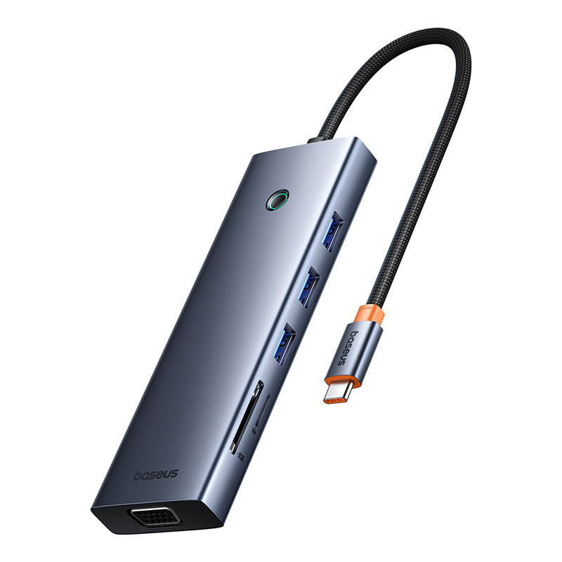 USB-хаб Baseus UltraJoy Series 10-Port HUB Docking Station Space Grey（Type-C to HDMI4K@60Hz*1+VGA*1+USB Одеса - фото 4